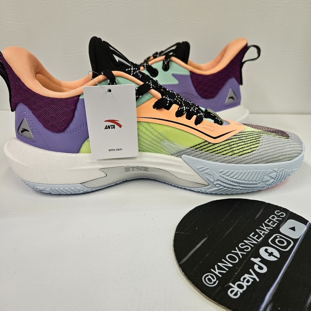 ANTA Kyrie Irving Kai 1 Speed Who Got Next Purple 8125B1128S-2 Men's Size 11 - Picture 5 of 8